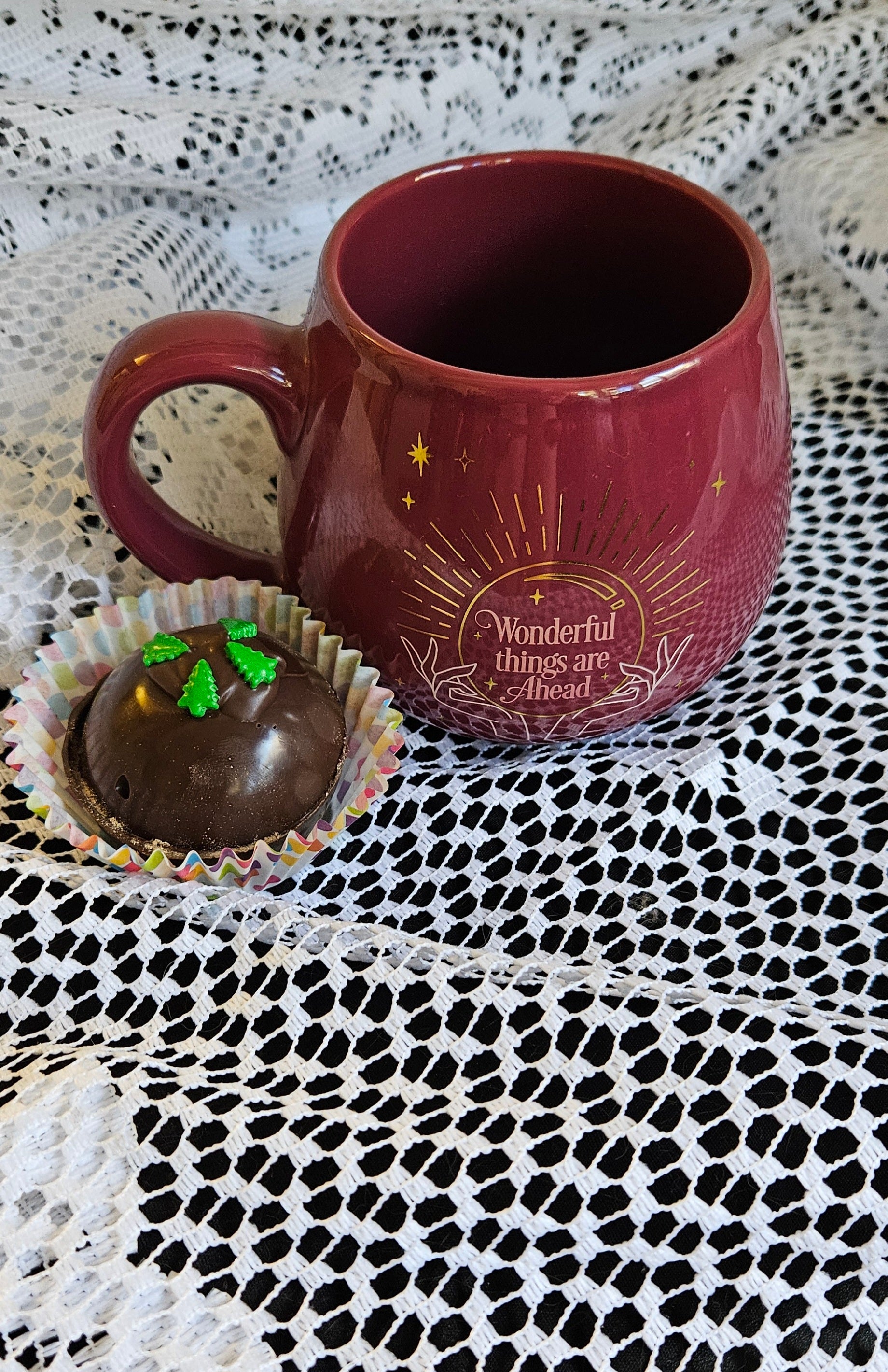 Gaia’s Hazelnut Hot Chocolate Bomb